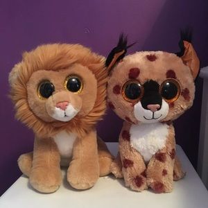Four medium sized beanie boos hold for jennifermae